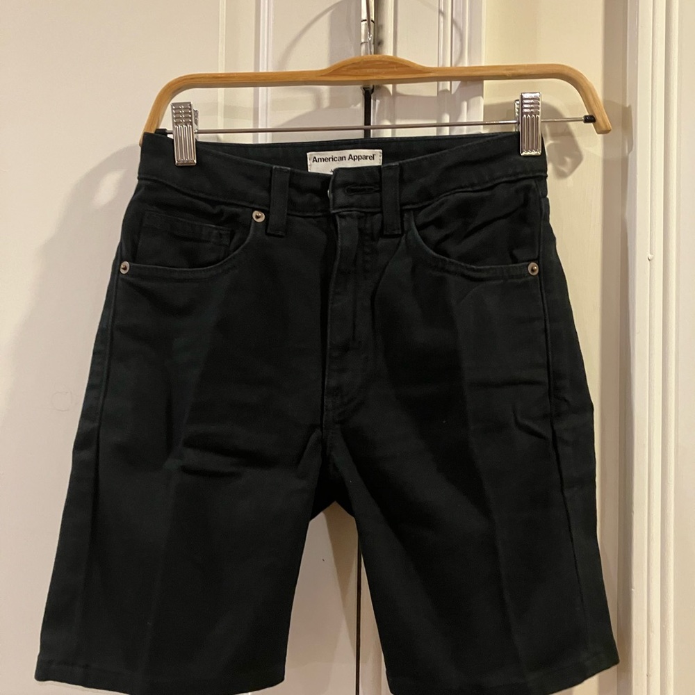 American Apparel Men's Dark Jean Shorts